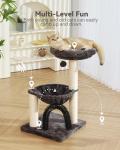 Hoopet Multi-Level Cat Tree with Scratching Posts