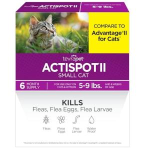 TevraPet Actispot II Flea Treatment for Cats
