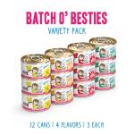 Weruva Best Feline Friend Variety Pack, Wet Cat Food, 3oz Can (Pack of 12)