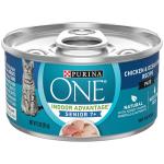 Purina ONE Senior Pate Cat Food - Chicken & Whitefish