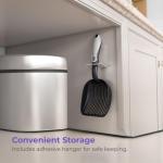 iPrimio Deep Metal Cat Litter Scoop - Black