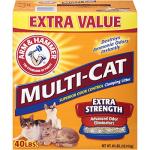 40lb Arm & Hammer Clumping Cat Litter - Multi-Cat