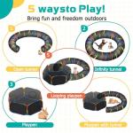 Outdoor Rainbow Cat Enclosures Playground, Portable Tent