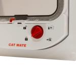 White Electromagnetic Cat Flap for Cats