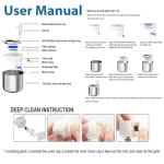 Stainless Steel Cat Water Fountain, Ultra-Quiet Pump