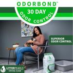 Litter Pearls Crystal Clear Unscented Non-Clumping Crystal Cat Litter with Odorbond, 7 lb