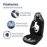 GENANY Cat 2-Pack Car Seat Covers - Cute & Durable