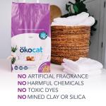 Okocat Less Mess Natural Wood Clumping Cat Litter 14.8 lbs