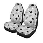 Britimes Dog Paw Car Seat Covers - Set of 2