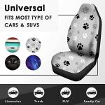 Britimes Dog Paw Car Seat Covers - Set of 2