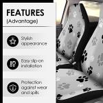 Britimes Dog Paw Car Seat Covers - Set of 2