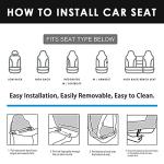 Britimes Dog Paw Car Seat Covers - Set of 2