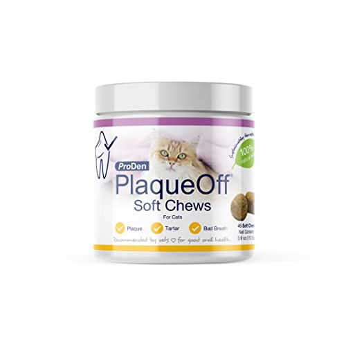 ProDen PlaqueOff Soft Chews with Natural Kelp for Healthy Cat Teeth & Breath