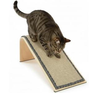 SmartyKat Cat Scratch Ramp with Catnip - Natural, One Size