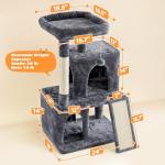 Yaheetech Cat Tree Tower with Scratching Posts
