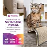 SmartyKat Cat Scratch Ramp with Catnip - Natural, One Size