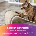 SmartyKat Cat Scratch Ramp with Catnip - Natural, One Size