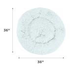 Sheri's Calming Donut Cat and Dog Bed, Shag Fur Frost