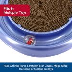 Coastal Pet Turbo Assorted Ball Pack - Cat Treat Ball - Customizable Cat Toy - Pairs with Turbo Scratcher, Mega Turbo and Star Chaser - Assorted (2 Pack)