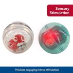 Coastal Pet Turbo Assorted Ball Pack - Cat Treat Ball - Customizable Cat Toy - Pairs with Turbo Scratcher, Mega Turbo and Star Chaser - Assorted (2 Pack)