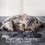 Yaheetech 79in Multi-Level Cat Trees Indoor Cat Tower with Sisal-Covered Scratching Posts, Plush Perches and Condo for Kittens, Cats and Pets - Dark Gray and White