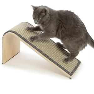 SmartyKat Cat Scratch Ramp with Catnip - Natural, One Size
