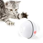 WWVVPET Interactive Cat Toys Ball with LED Light, 360 Degree Self Auto Rotating Smart Ball, USB Rechargeable Spinning Cat Ball Toy,Stimulate Hunting Instinct Kitten Funny Chaser Roller Pet Toy