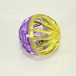 Kitty Catnip Toys 1.6'' Cat Toy, Lattice Ball with Bell, Plastic Jingle Balls, Cat Chaser Toy, Assorted Colors (20 Pack)