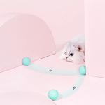 LeMall Smart Cat Toy, Type-C Rechargeable Smart Ball 360° Self Auto Rotating Kitten Toys Interactive Cat Toys Ball with LED Light for Indoor Cats Kittens Puppy Stimulate Hunting Instinct Chasing Blue