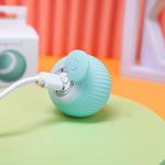 LeMall Smart Cat Toy, Type-C Rechargeable Smart Ball 360° Self Auto Rotating Kitten Toys Interactive Cat Toys Ball with LED Light for Indoor Cats Kittens Puppy Stimulate Hunting Instinct Chasing Blue