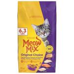 Meow Mix Original Choice Cat Food, 6.3 lb