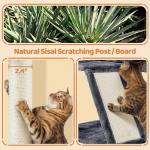 57 inches Multilevel Cat Condo with Scratching Posts