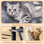 57 inches Multilevel Cat Condo with Scratching Posts