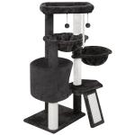 Xin Dark Gray Cat Tree with Condo and Hammocks