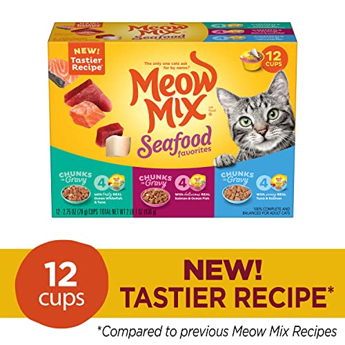 Seafood Variety Pack for Cats - 12 Cups
