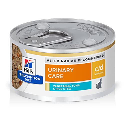Hill's c/d Urinary Care Tuna Stew Wet Cat Food (24-Pack)
