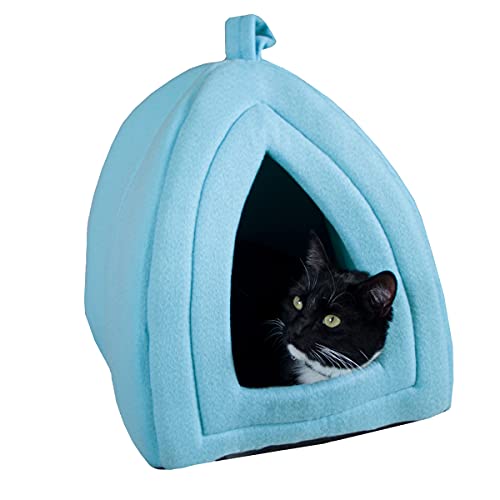 PETMAKER Cat House - Indoor Bed with Removable Foam Cushion - Pet Tent