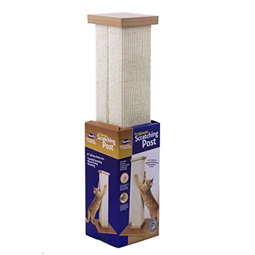 Large Beige Cat Scratching Post - Ultimate Tower