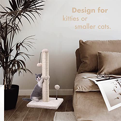 MECOOL Premium Cat Scratching Post with Hanging Ball