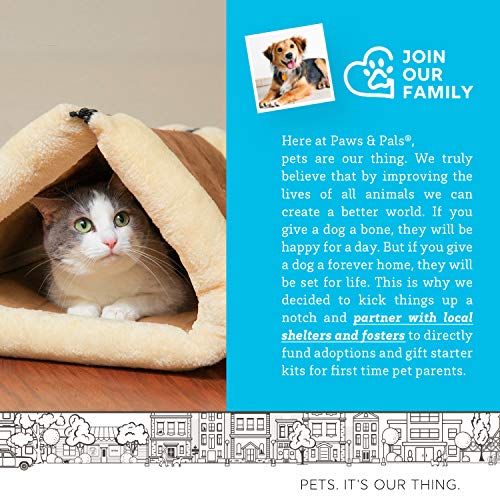 2-in-1 Cat Bed: Fleece Tunnel Tube Cave