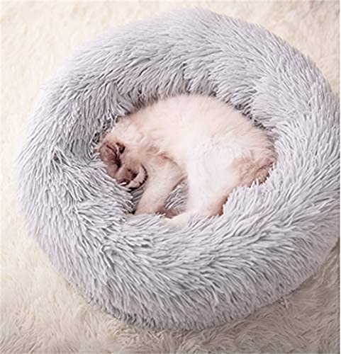 Gavenia Cozy Indoor Cat Bed, 20"x20", Grey