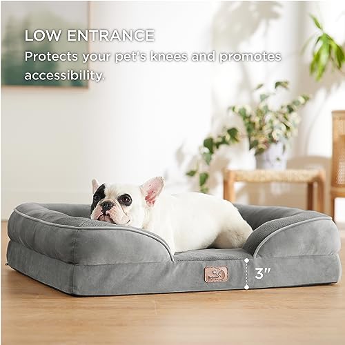 Orthopedic Cat Bed - Foam Sofa with Washable Cover