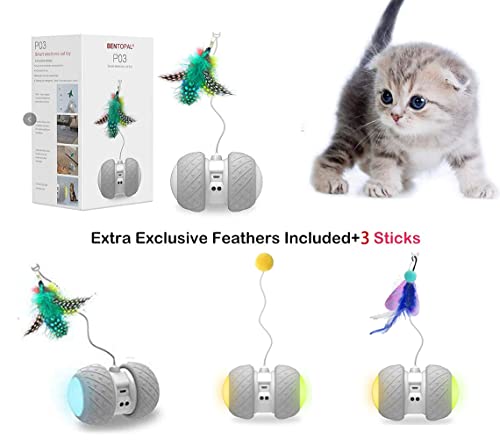 PetDroid Robotic Cat Toy - Interactive Feather/Bird/Mouse