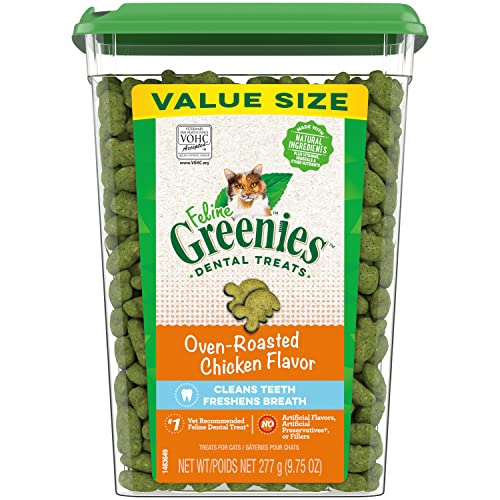Oven Roasted Chicken Feline Greenies - 9.75 oz