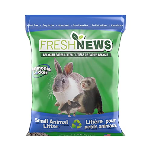 Recycled Paper Small Animal Litter Bedding, 10 Liters