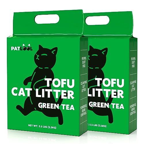 PATLOOL Green Tea Scent Clumping Cat Litter