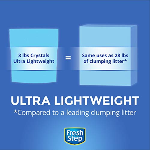 Fresh Step Crystals, Ultra Lightweight Cat Litter (2x8lb)