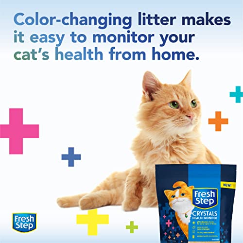 Health Monitoring Cat Litter - Unscented, Lightweight Crystals