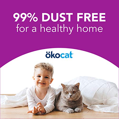 Okocat Less Mess Natural Wood Clumping Cat Litter 14.8 lbs