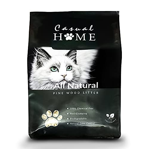 Casual Home 100% Natural Pine Wood Non-Clumping Cat Litter